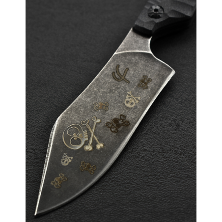 CUSTOM - Fred Perrin - Le Petit Bowie G10 - Edition Skull