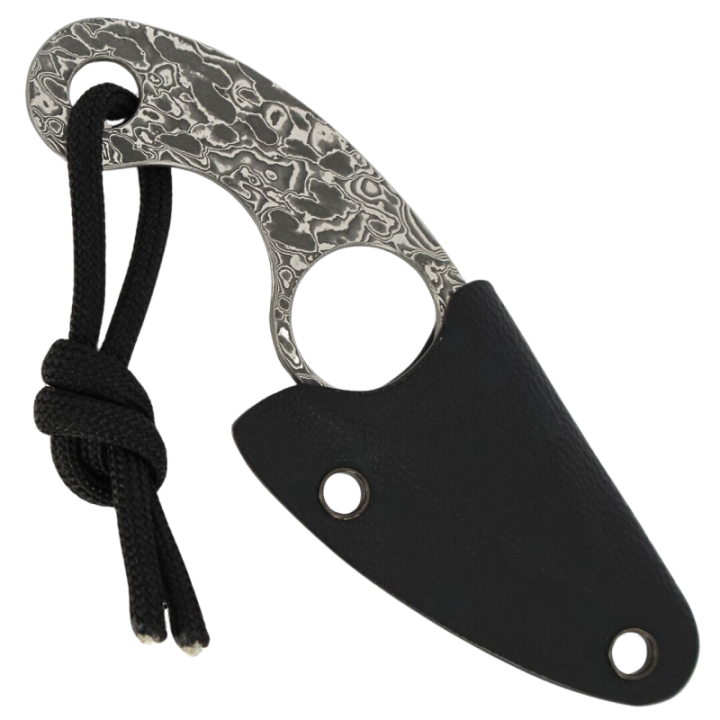 Max Knives FPGDMINI — La Mini Griffe en damas, dessin Fred Perrin — vue 2