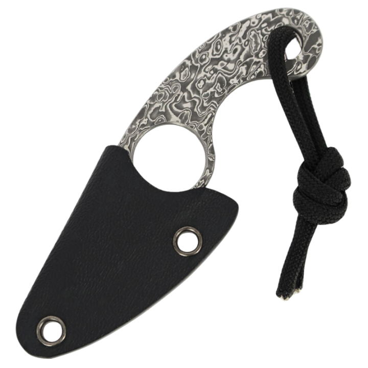 Max Knives FPGDMINI — The Mini Griffe in damascus by Fred Perrin — view 4