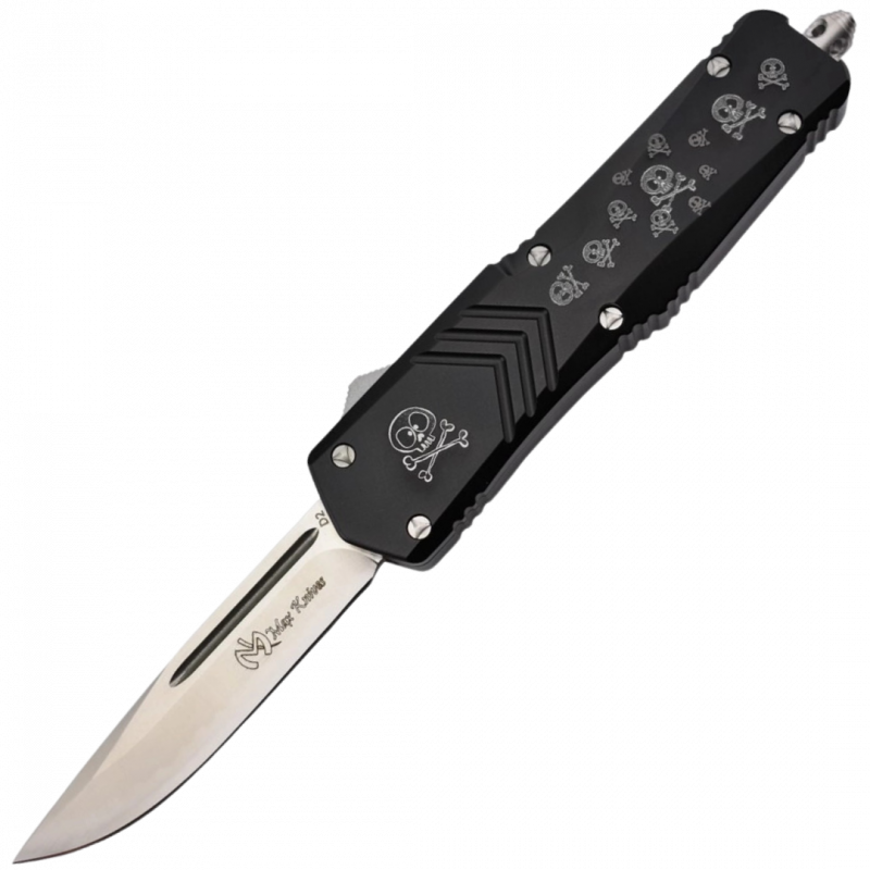 MAXKNIVES - MKO35SK  - Couteau automatique avec clip lame drop point acier D2