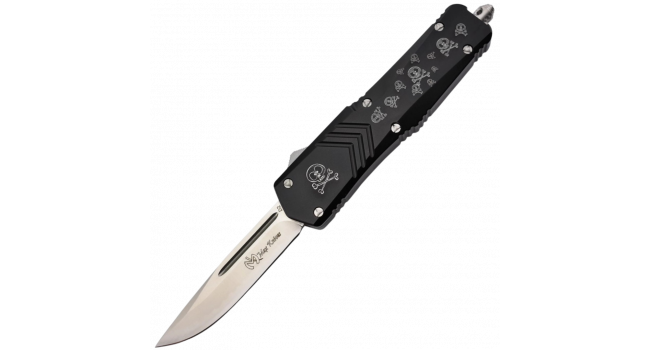 MAXKNIVES - MKO35SK  - Couteau automatique avec clip lame drop point acier D2