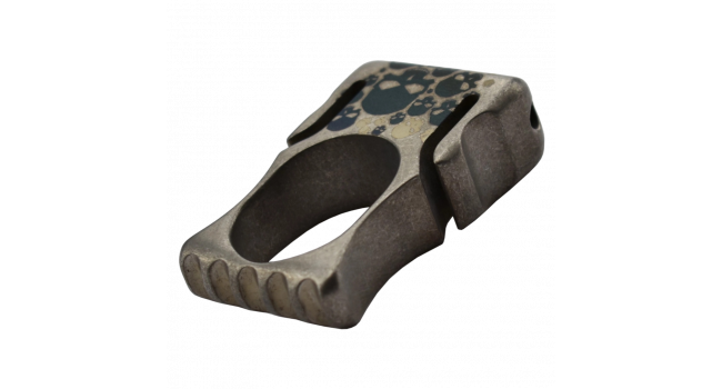 MAXKNIVES - TIKNU9SK - Impact tool en titane anodise motif skull