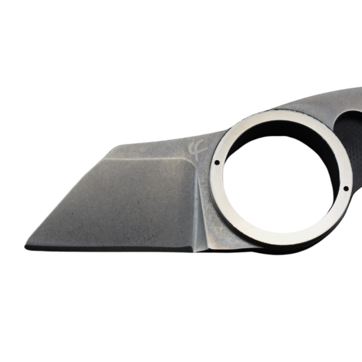 Max Knives FPGSPLT — folding Shark Griffe, natural titanium ring — view 2