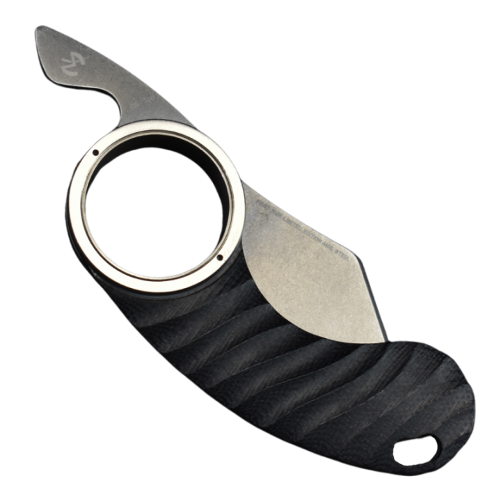 Max Knives FPGSPLT — folding Shark Griffe, natural titanium ring — view 5