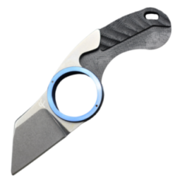 Max Knives FPGSPLTB — folding Shark Griffe, blue titanium ring