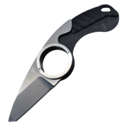 Max Knives FPGTPLT — folding Tanto Griffe, natural titanium ring