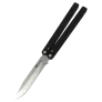 D2 Clip Point butterfly knife | Aluminum balisong 108mm