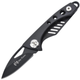 Max Knives 14688N — Big Flip Rotatif, pliant tout acier 440C noir