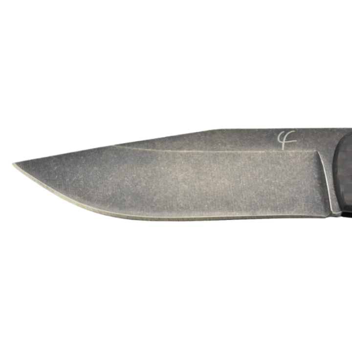 Max Knives FPPBC — Manche fibre de carbone, lame 440C drop point 77 mm — vue 2
