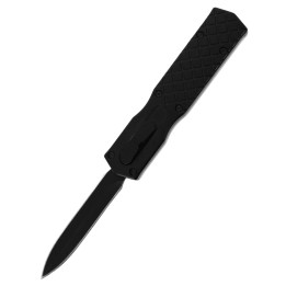 Max Knives MINI5-BKD — Couteau automatique OTF noir, lame 440C de 60 mm