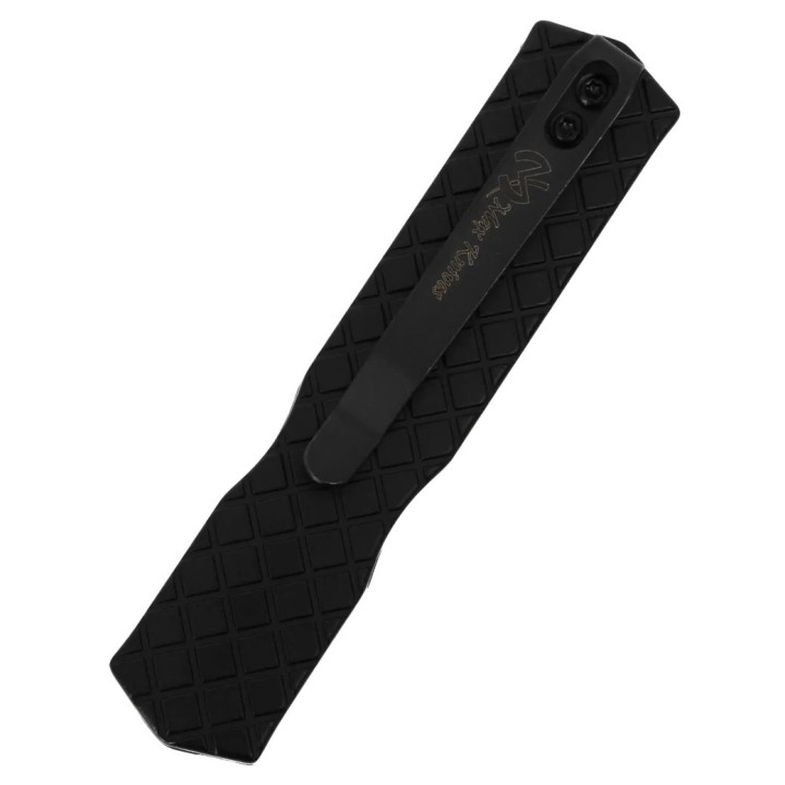Max Knives MINI5-BKD — Couteau automatique OTF noir, lame 440C de 60 mm — vue 3