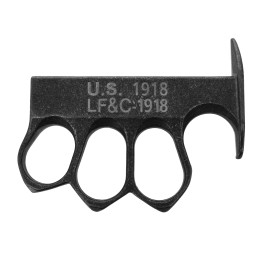 Max Knives PA5A3T — Outil d'impact 3 doigts, aluminium noir, style US 1918