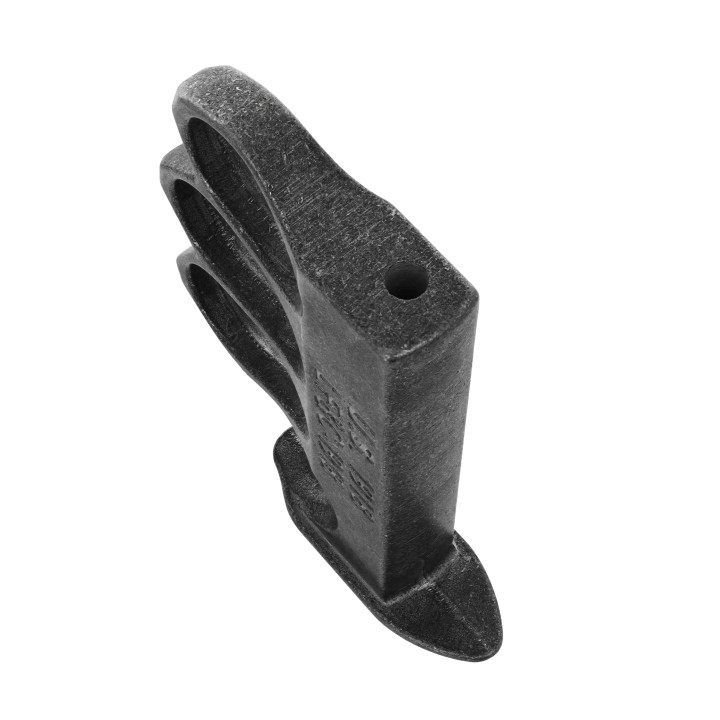 Max Knives PA5A3T — Outil d'impact 3 doigts, aluminium noir, style US 1918