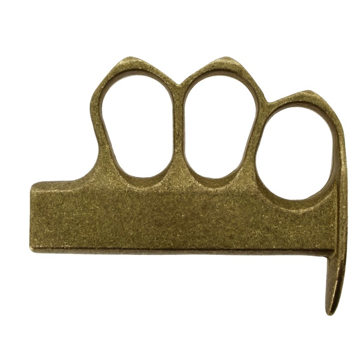 Max Knives PA3L — Outil d'impact 3 doigts, laiton, style US 1918