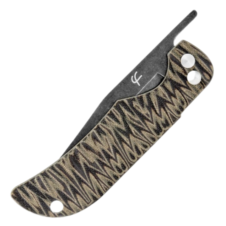 Max Knives FPPBG10M — Brown two-tone G10 handle, 440C clip point blade — view 2