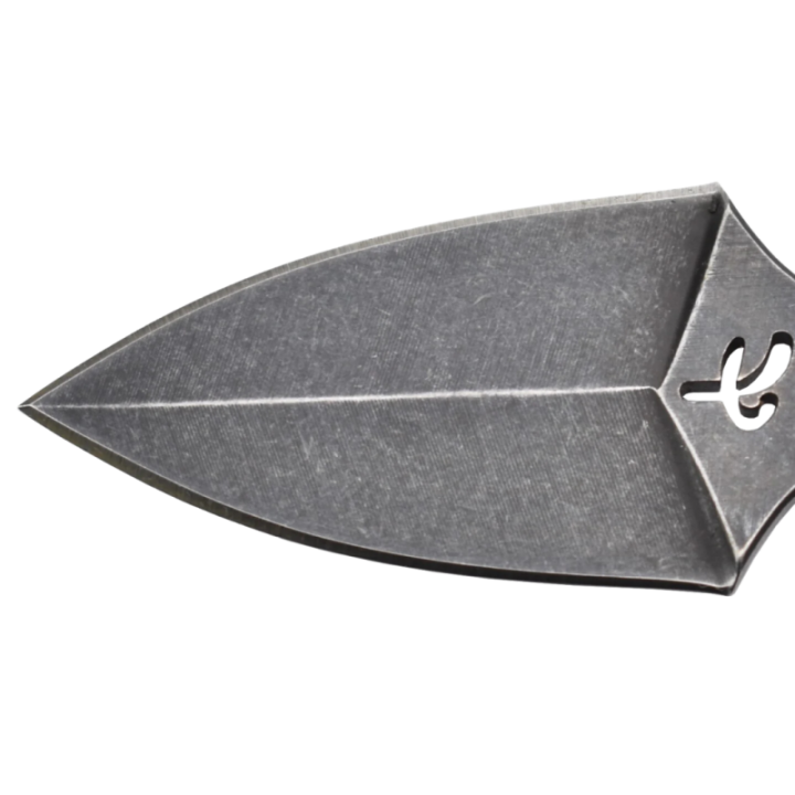 Max Knives FPPUSHB — Mini push dagger 440C black, dessin Fred Perrin — vue 2