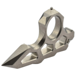 Max Knives KNUCKAN — Outil d'impact 100 % titane, 187 g, étui kydex