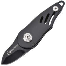 Max Knives 14693N — Small Flip rotating folder in 440C, black finish