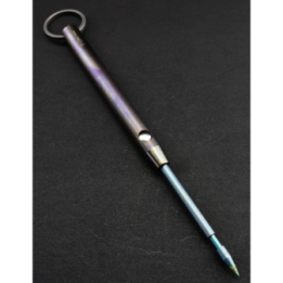Max Knives KUBATON1 — Anodised titanium kubaton, OTF pick, glass breaker