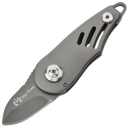 Max Knives 14693T — Small Flip rotating folder in 440C, titanium finish