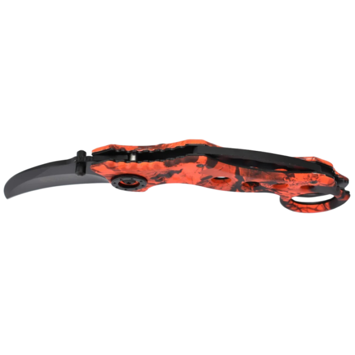 Max Knives MK108R — Couteau pliant hawkbill 440C, manche rouge — vue 2