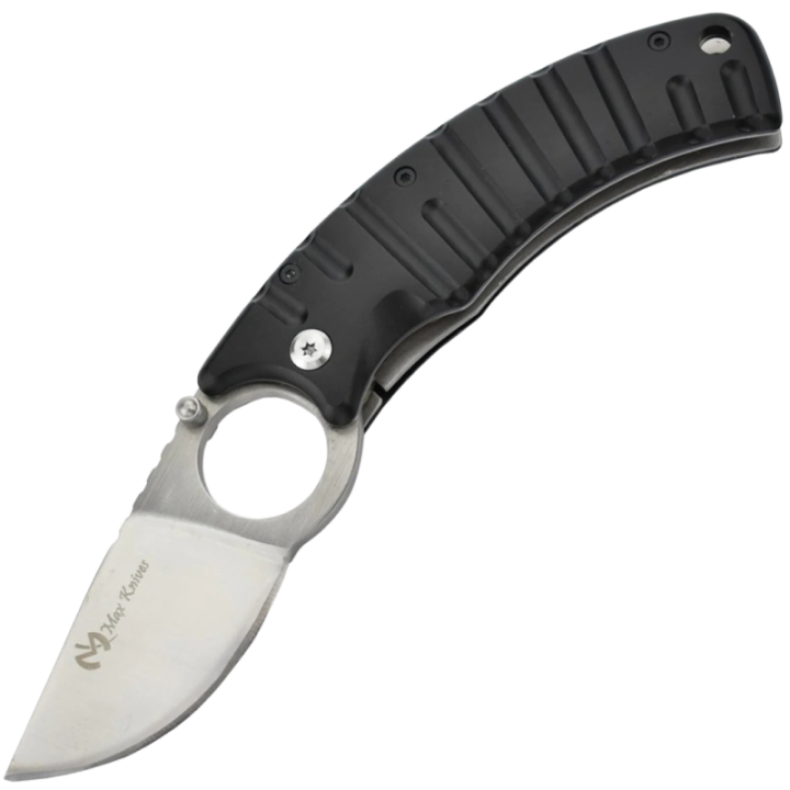 Max Knives MK109 — 440C Folding Knife, 4 mm Straight Back Blade
