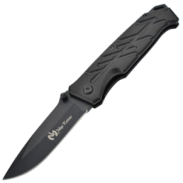 Max Knives MK110 — 440C Drop Point Folding Knife, Stonewash Finish
