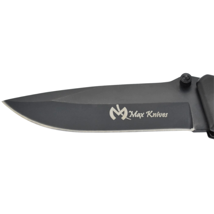 Max Knives MK110 — Couteau pliant drop point 440C finition stonewash — vue 2