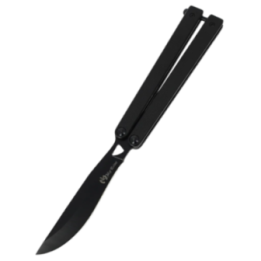 Max Knives Black-1 — Couteau papillon straight back acier et G10