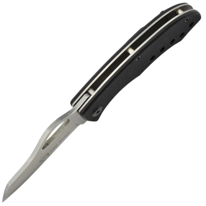 Max Knives MK112 — Pliant lame wharncliffe 440C, manche G10 noir — vue 4