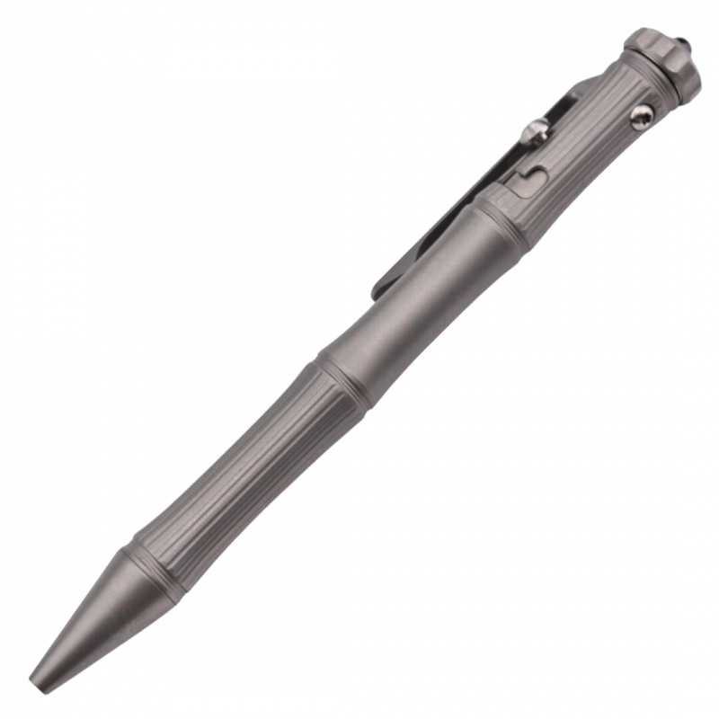 MAXKNIVES - PEN8 - Stylo tactique en titane brise vitre et Spinner