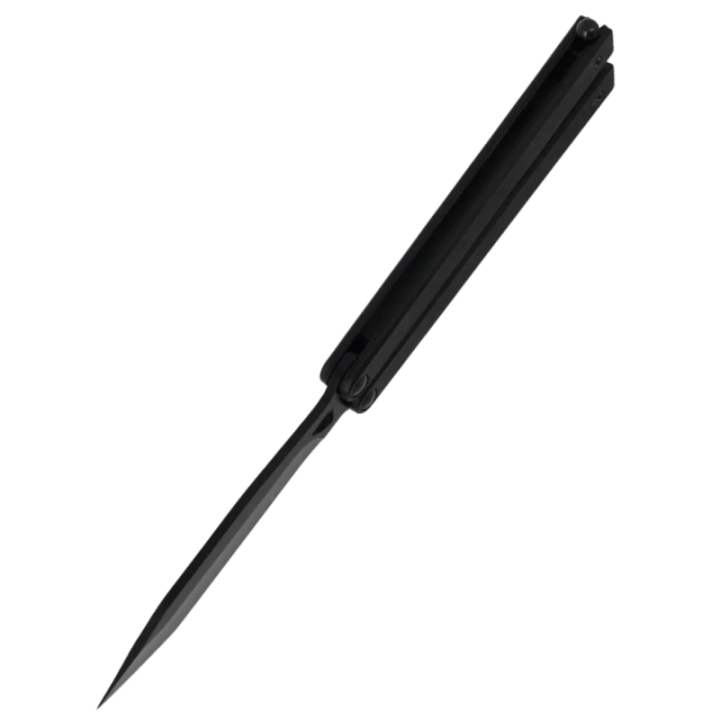 Max Knives Black-2 — Couteau papillon lame tanto acier et G10 — vue 4