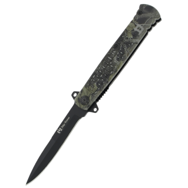 Max Knives MK160 — 72 g flipper folder, camouflage khaki handle — view 2