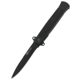 Max Knives MK162 — Pliant flipper, manche noir nid d'abeille