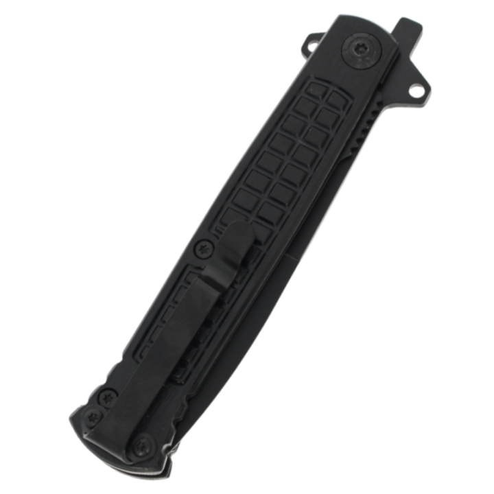 Max Knives MK162 — Flipper folder, black honeycomb handle, 72 g — view 5