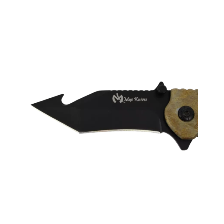 Max Knives MK163 — Pliant tanto assisté, coupe-ceinture et brise-vitre — vue 3