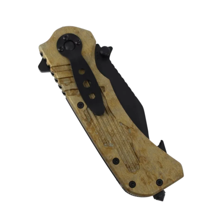 Max Knives MK163 — Pliant tanto assisté, coupe-ceinture et brise-vitre — vue 4
