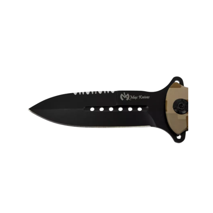 Max Knives MK164 — Spear point flipper folder, desert camo handle — view 2