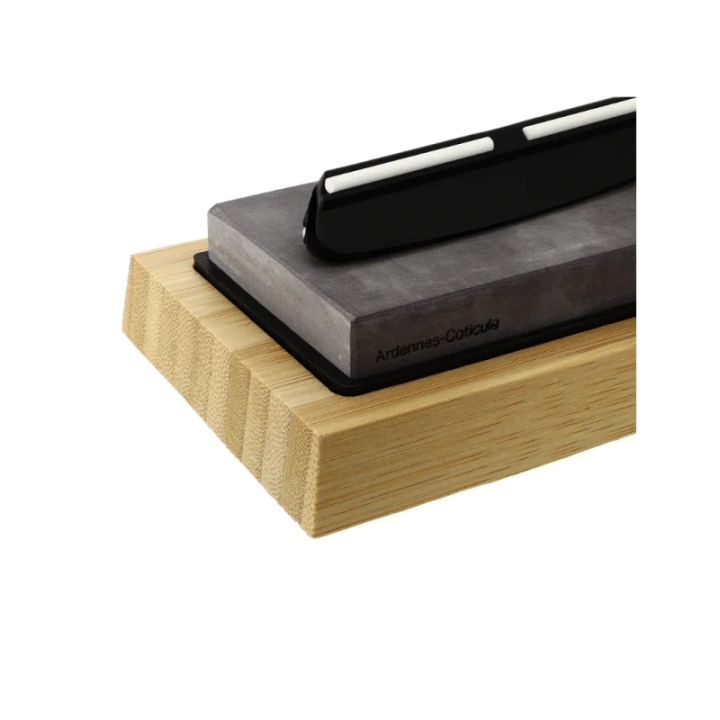 Max Knives MK1710 — Blue coticule sharpening stone 4000, bamboo base — view 5