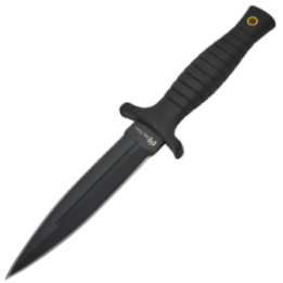 Max Knives MK502 — 230 mm Dagger, 440C Steel, Black Finish, Rubber Handle