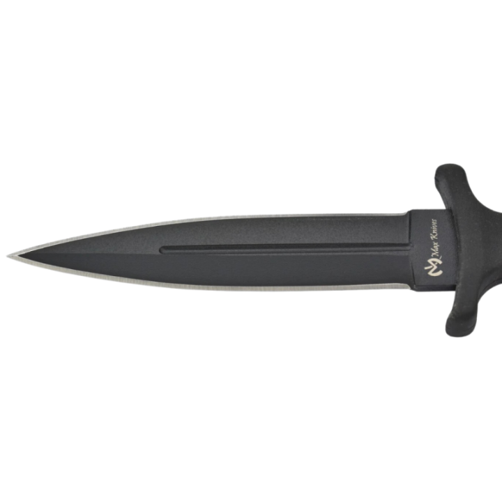 Max Knives MK502 — 230 mm Dagger, 440C Steel, Black Finish, Rubber Handle — view 2