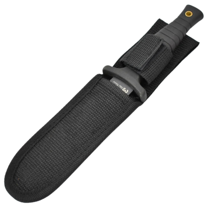 Max Knives MK502 — Dague 230 mm, acier 440C finition noire, manche caoutchouc — vue 3