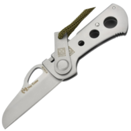 Max Knives Croc — Mini pliant numéroté, lame sheepfoot 440C, axe lock