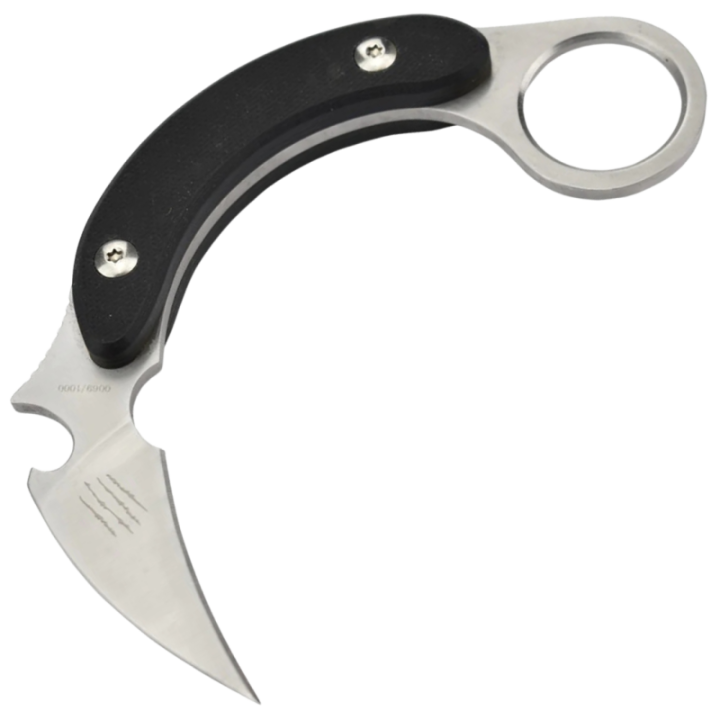 Max Knives MKB1 — Karamdrink, couteau fixe hawkbill 440C à décapsuleur