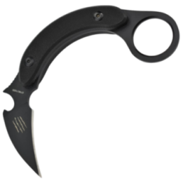 Max Knives MKB1B — Couteau fixe Karamdrink, lame hawkbill 440C de 50 mm