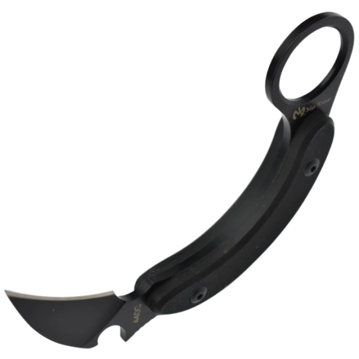 Max Knives MKB1B — Karamdrink fixed blade, 50 mm 440C hawkbill — view 3