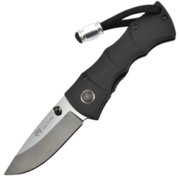 Max Knives MKBAMBK — Ceramic Blade Folding Knife, Black G10 Handle