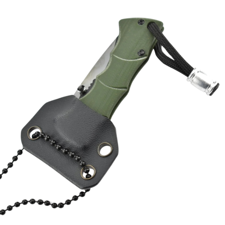 Max Knives MKBAMOG — Couteau pliant lame céramique, manche G10 vert — vue 4