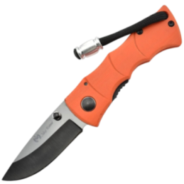 Max Knives MKBAMOR — Ceramic Blade Folding Knife, Orange G10 Handle