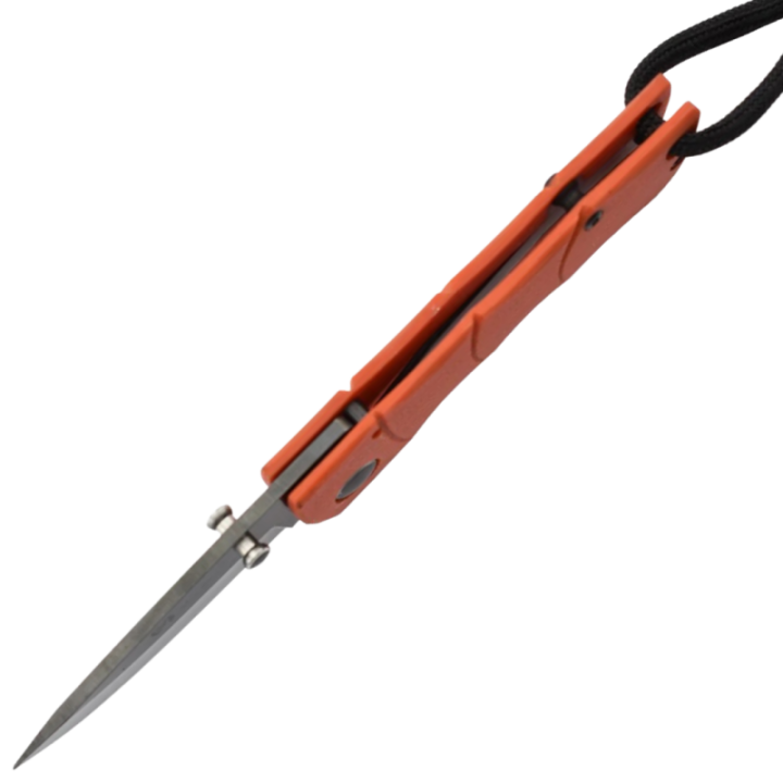 Max Knives MKBAMOR — Couteau pliant lame céramique, manche G10 orange — vue 3